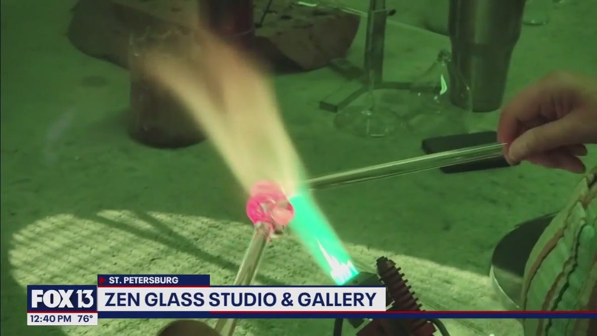 Glass blowing studio heating things up in St. Pete
